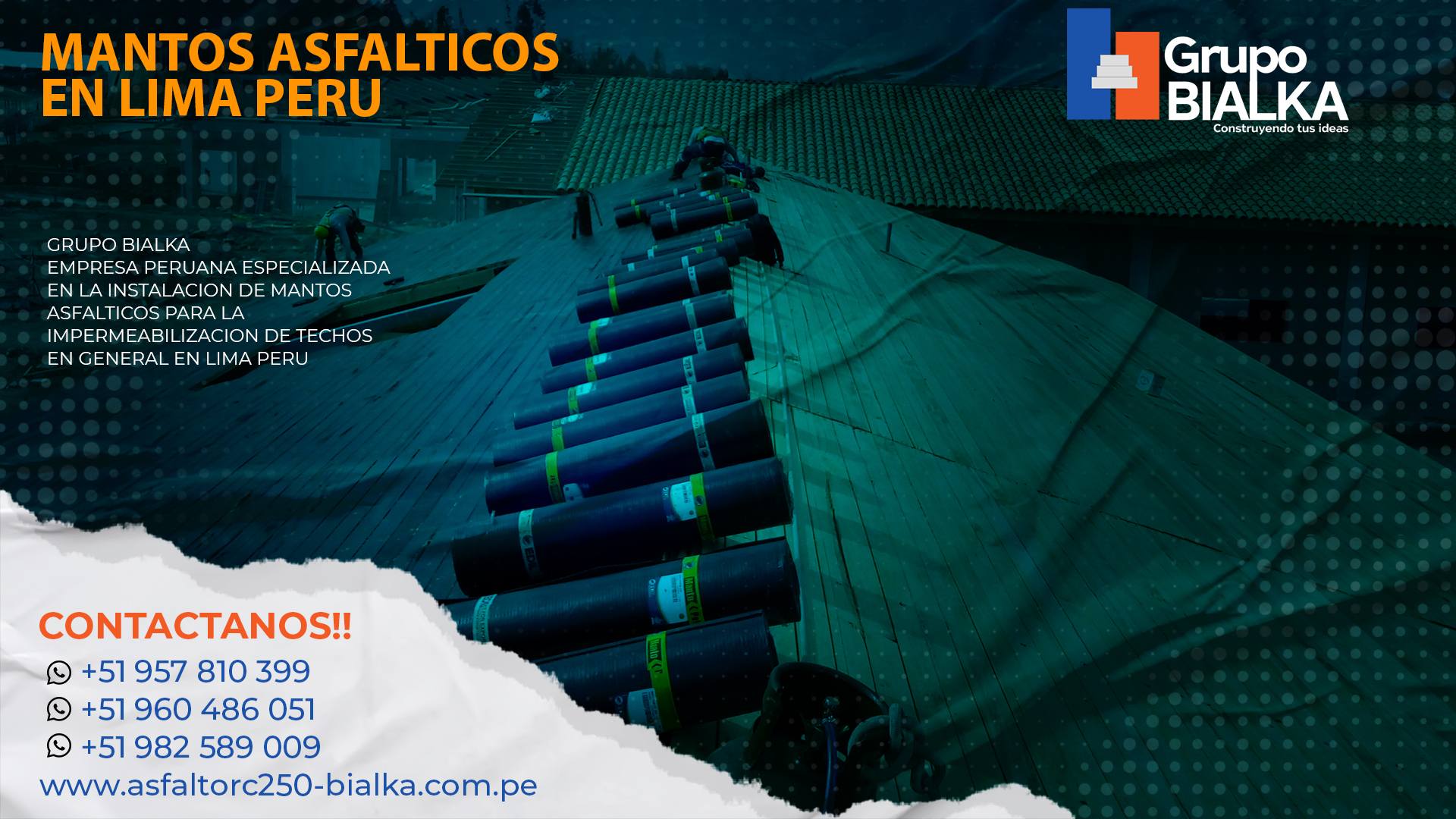 manto asfaltico arenado