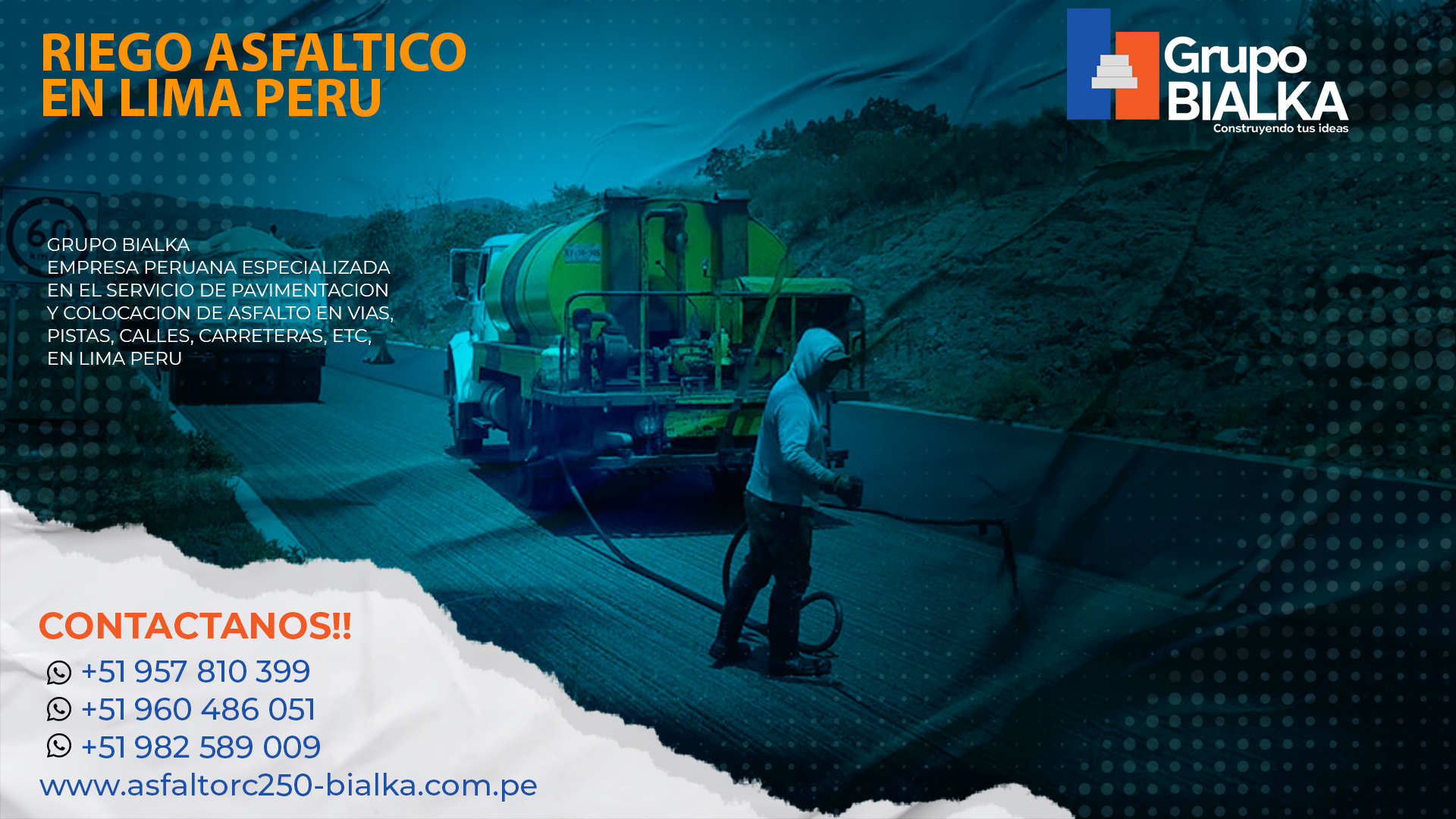 riego e imprimacion asfaltica en lima peru